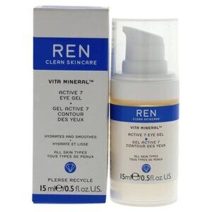 NIB Ren clean skin Vita mineral active 7 eye gel 15 ml​